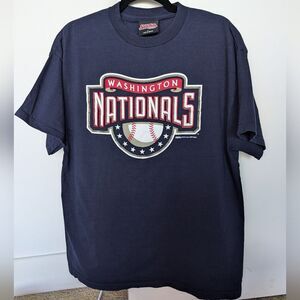 Stitches Washington Nationals Navy Tshirt